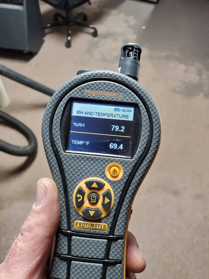 Moisture meter humidity assessment for Mold Remediation & Removal in Dartmouth